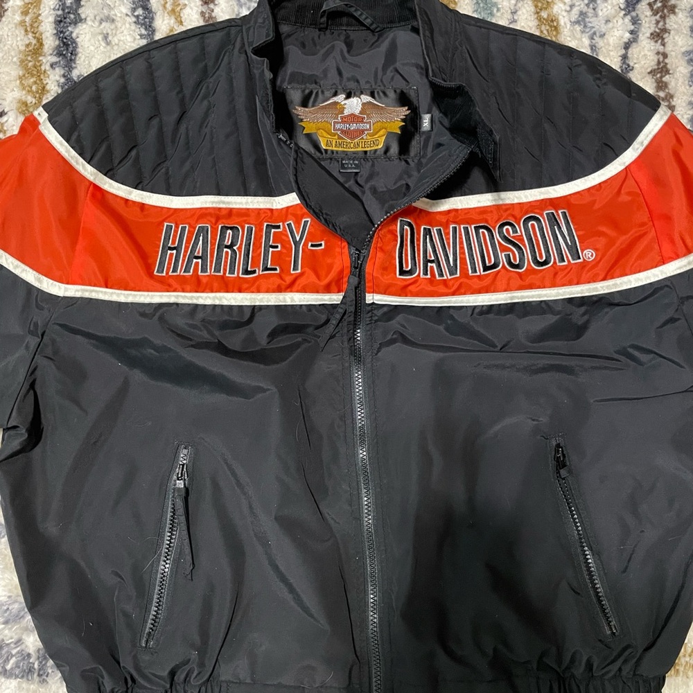 Authentic Harley Davidson mens wind breaker size XL